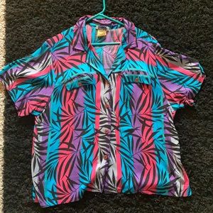 Men’s floral button down